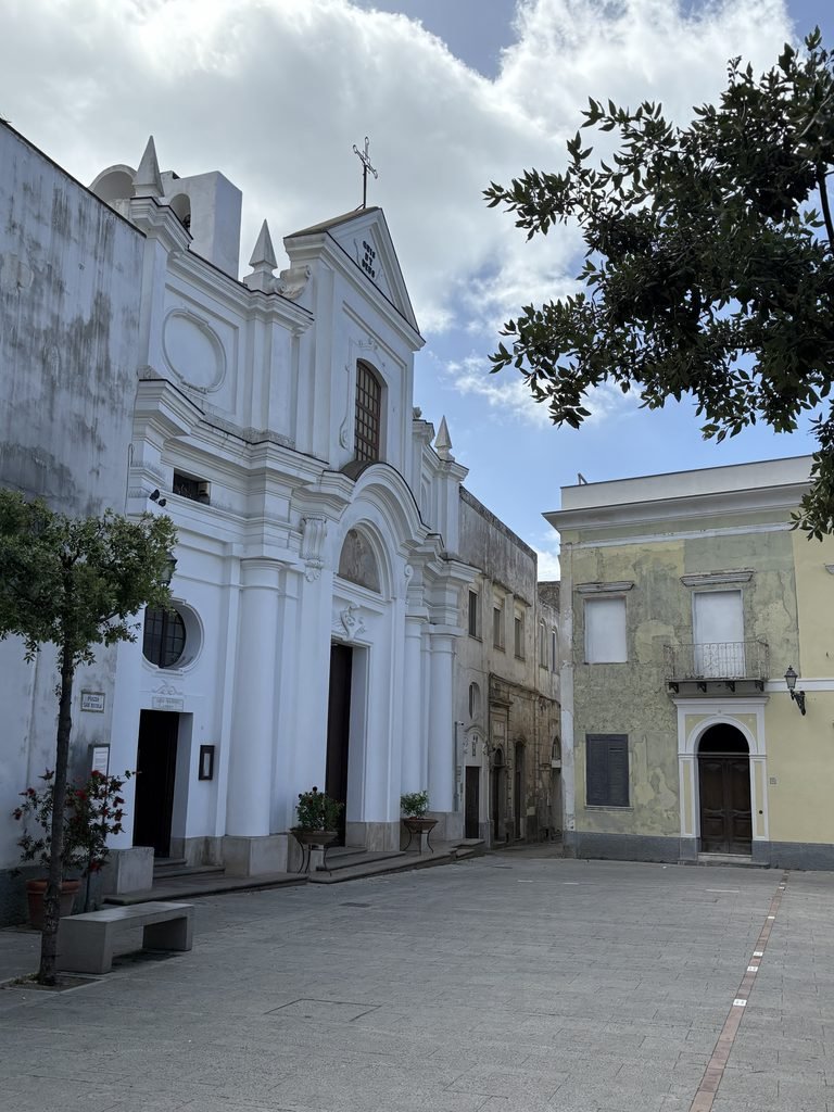The Church of San Michele Archangelo and its small piazza
